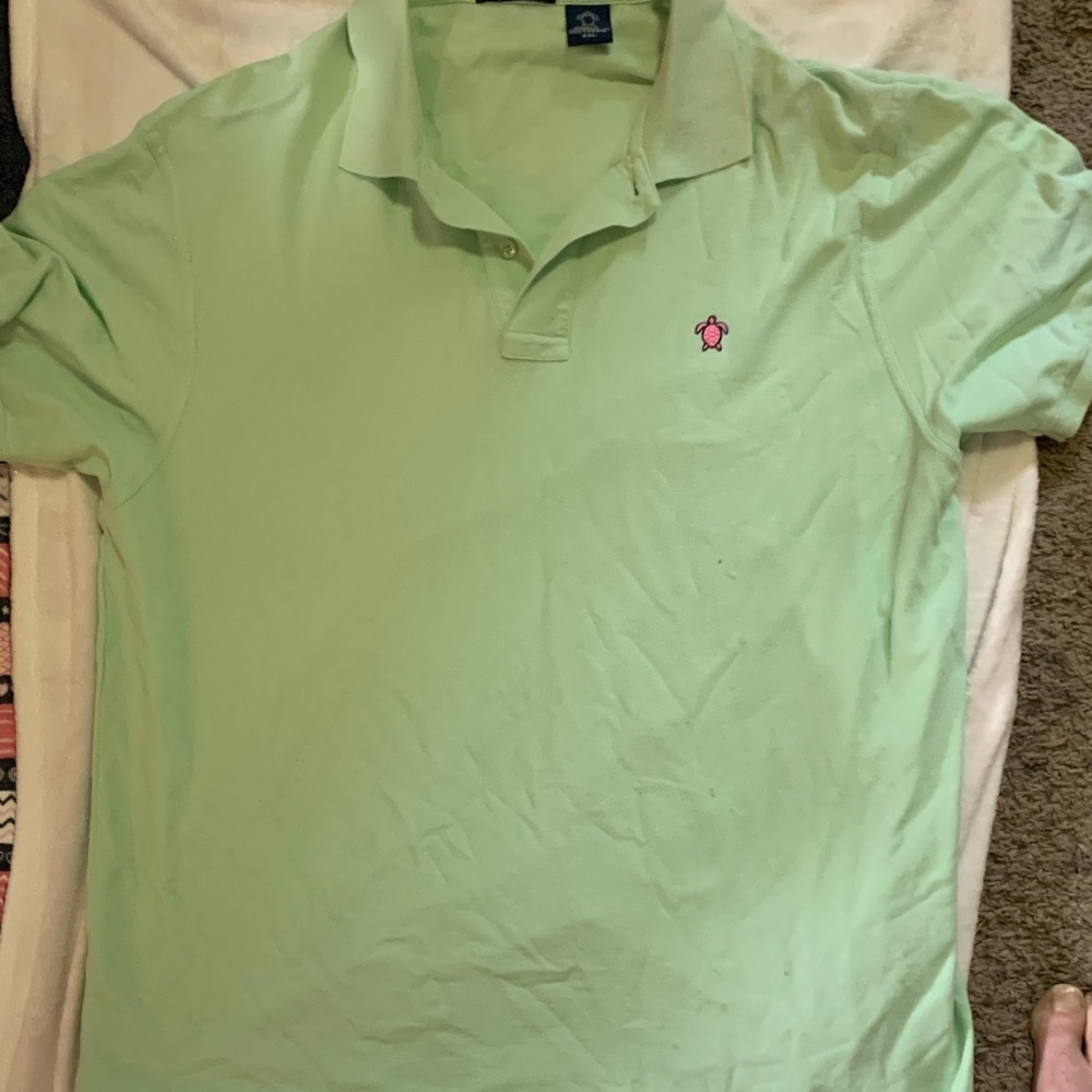 Simply Southern Light Green Polo Shirt